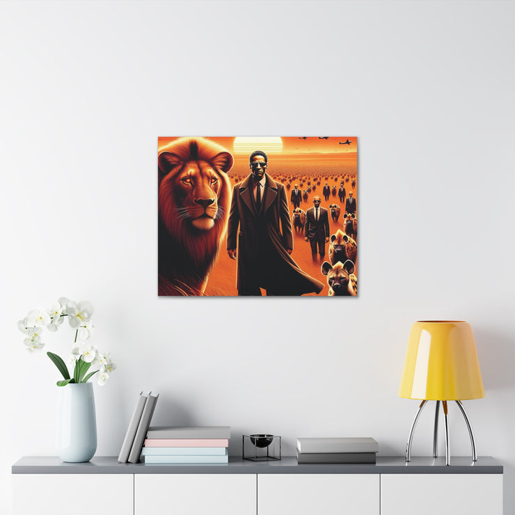 Leadership Unleashed: The Vanguard and the King - Artistic Canvas Print