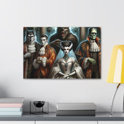 Gothic Gathering: An Enigmatic Court Canvas Gallery Wraps