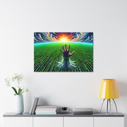 Binary Horizon Canvas Gallery Wraps