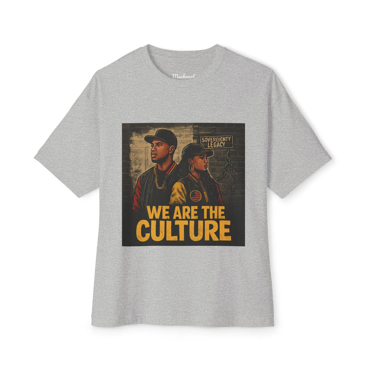 We Are The Culture – Statement Tee by Mucho Art