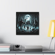 Scariest Movie Mashup Digital Art Canvas Gallery Wraps