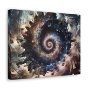 Hypnotic Whirlpool, Fragmented Portraits Canvas Gallery Wraps