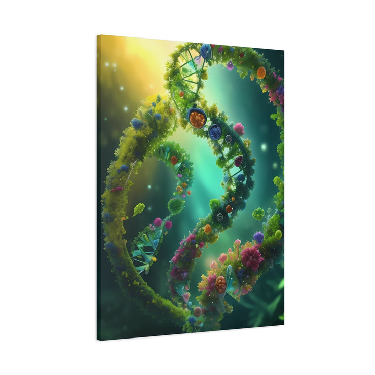 DNA in all Living Things Matte Canvas, Stretched, 1.25"