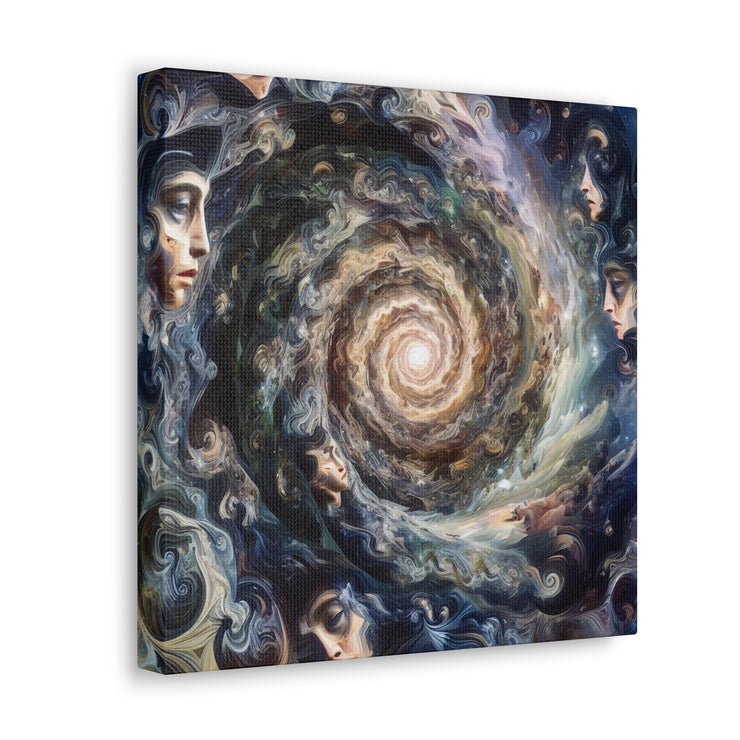 Whirlpool of Surreal Realms: Merging Portraits with Galaxies and Illusions"