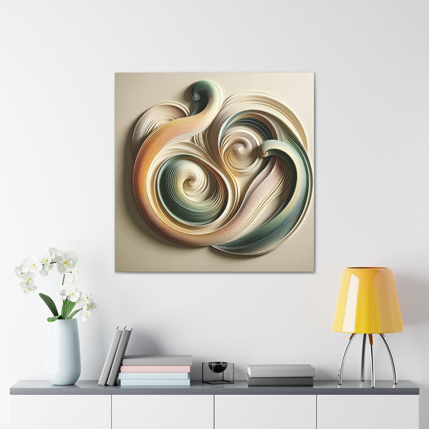 Harmonic Curves" - Soft Abstract Shapes