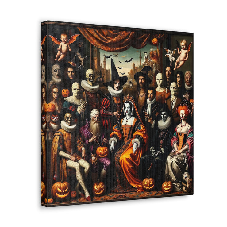 Masquerade of Shadows: An All Hallows' Eve Court Canvas Gallery Wraps