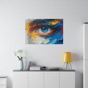 Vivid Gaze: Impasto Spectrum Eye