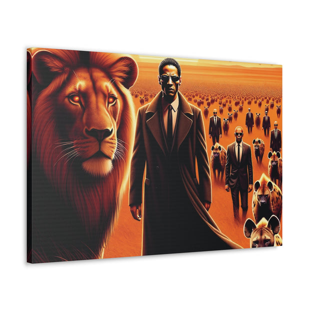 Leadership Unleashed: The Vanguard and the King - Artistic Canvas Print