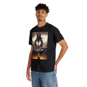 Afro Futuristic Man Unisex Heavy Cotton Tee