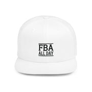 FBA All Day Flat Bill Snapback Hat – Premium Embroidered Design