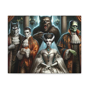 Gothic Gathering: An Enigmatic Court Canvas Gallery Wraps