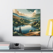 Tranquil Vista" - Detailed Landscape Art