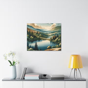 Tranquil Vista" - Detailed Landscape Art