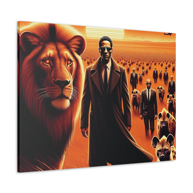 Leadership Unleashed: The Vanguard and the King - Artistic Canvas Print