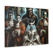 Gothic Gathering: An Enigmatic Court Canvas Gallery Wraps