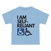 I am Self- Reliant Wheelchair Handy Capable Beefy-T®  Short-Sleeve T-Shirt