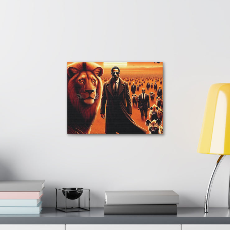 Leadership Unleashed: The Vanguard and the King - Artistic Canvas Print