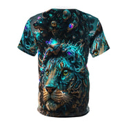 Aurora Lion Unisex Cut & Sew Tee (AOP)