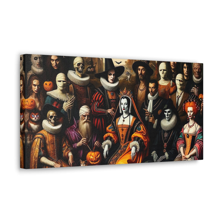 Masquerade of Shadows: An All Hallows' Eve Court Canvas Gallery Wraps