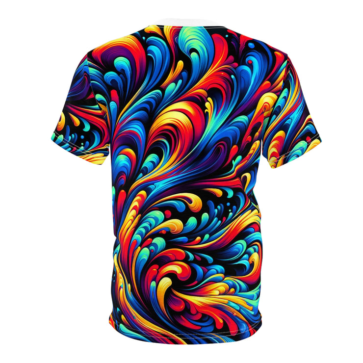 Color Fusion Spectacle - Abstract Art T-Shirt AOP