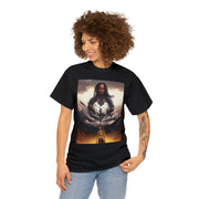 Afro Futuristic Man Unisex Heavy Cotton Tee