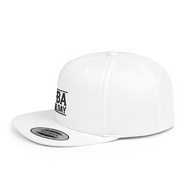 FBA All Day Flat Bill Snapback Hat – Premium Embroidered Design