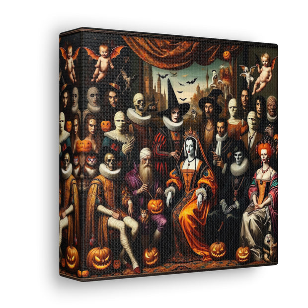 Masquerade of Shadows: An All Hallows' Eve Court Canvas Gallery Wraps