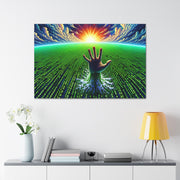 Binary Horizon Canvas Gallery Wraps