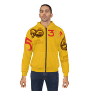 FBA Economy: 365 Strong Zip-Up Hoodie | Circulate. Empower. Build -Yellow