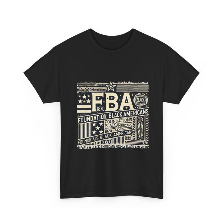 "Foundational Black Americans Heritage Tee – Bold Statement Design