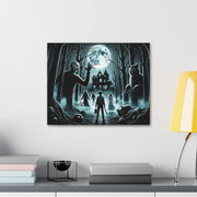 Scariest Movie Mashup Digital Art Canvas Gallery Wraps