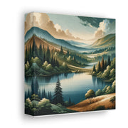 Tranquil Vista" - Detailed Landscape Art