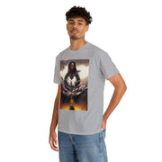 Afro Futuristic Man Unisex Heavy Cotton Tee