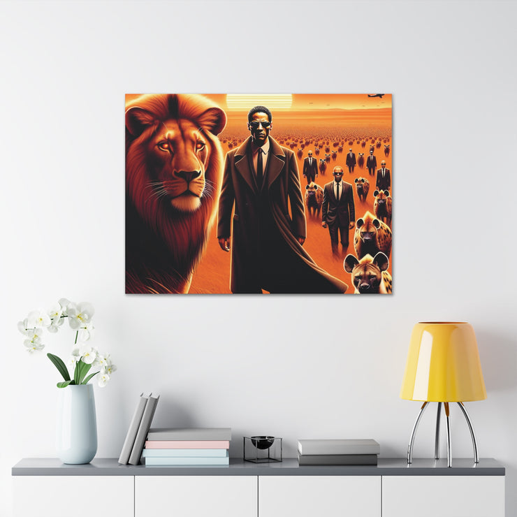 Leadership Unleashed: The Vanguard and the King - Artistic Canvas Print