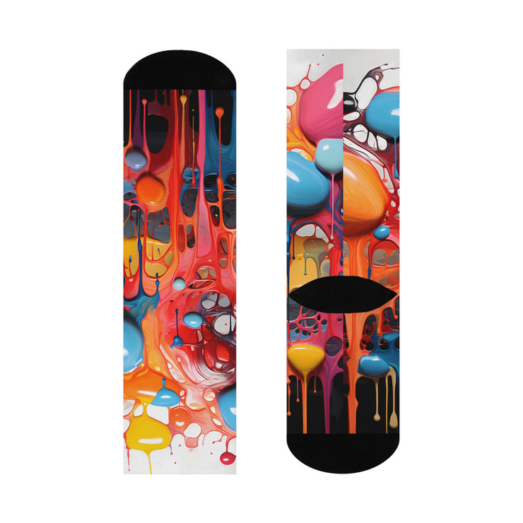 Joyful Chaos Cushioned Crew Socks