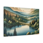 Tranquil Vista" - Detailed Landscape Art