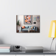 Abstract Art and Couch Canvas Gallery Wraps