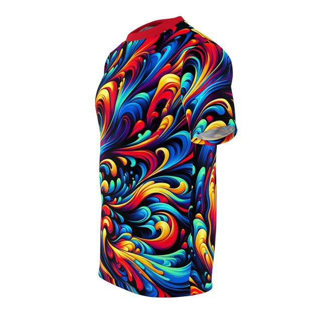 Color Fusion Spectacle - Abstract Art T-Shirt AOP