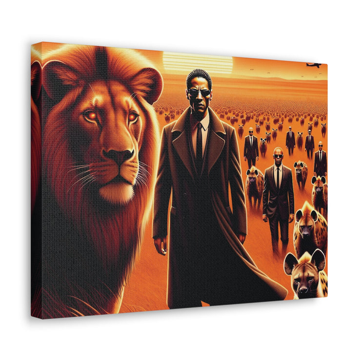 Leadership Unleashed: The Vanguard and the King - Artistic Canvas Print