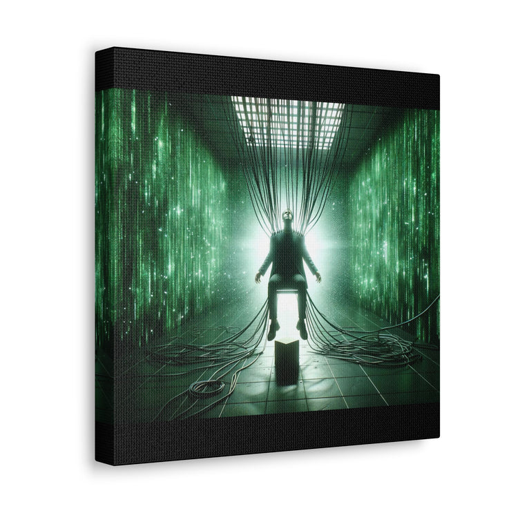 Cyber Ascension: Digital Dawn" Canvas Gallery Wraps