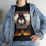 Afro Futuristic Man Unisex Heavy Cotton Tee