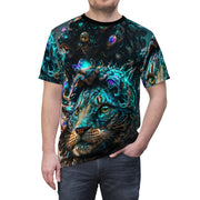 Aurora Lion Unisex Cut & Sew Tee (AOP)