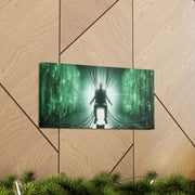 Cyber Ascension: Digital Dawn" Canvas Gallery Wraps