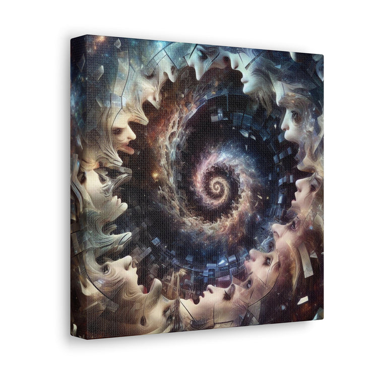 Hypnotic Whirlpool, Fragmented Portraits Canvas Gallery Wraps