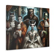 Gothic Gathering: An Enigmatic Court Canvas Gallery Wraps