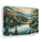 Tranquil Vista" - Detailed Landscape Art