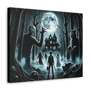 Scariest Movie Mashup Digital Art Canvas Gallery Wraps