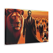 Leadership Unleashed: The Vanguard and the King - Artistic Canvas Print