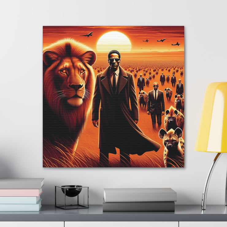 Leadership Unleashed: The Vanguard and the King - Artistic Canvas Print