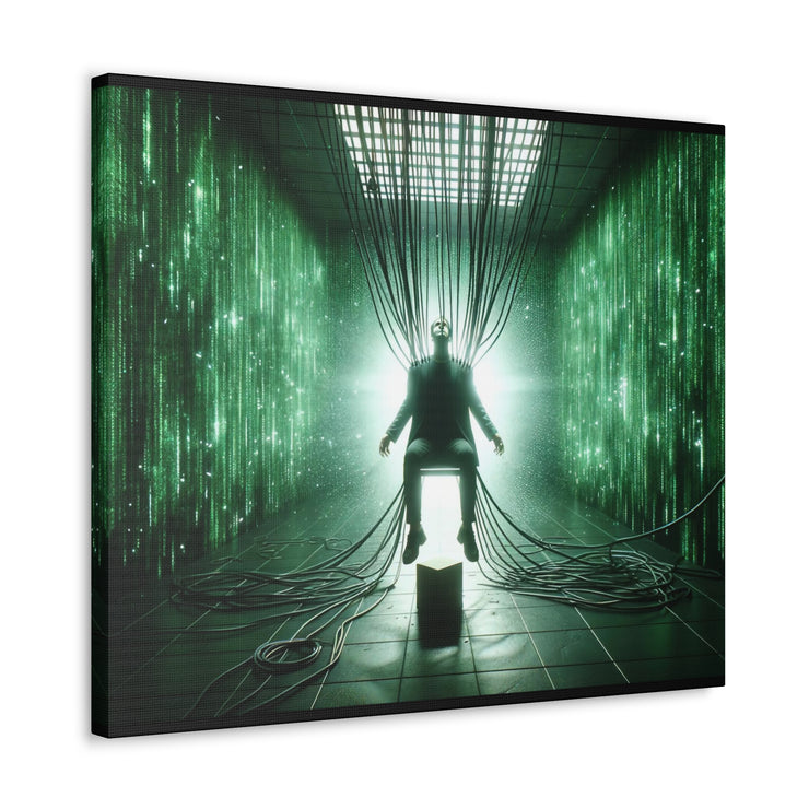 Cyber Ascension: Digital Dawn" Canvas Gallery Wraps